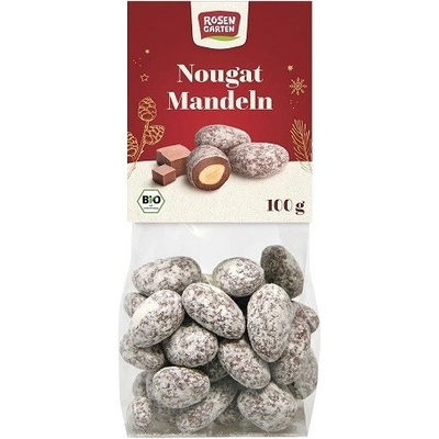 Rosengarten Mandle v mliečnej čokoláde s nugátom BIO 100 g