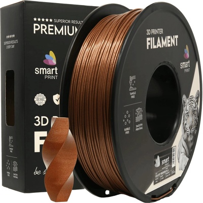 Smart Print FG-S179-E1, 3D филамент, PLA, 1, 75mm, 1000g, Кафяв (Galaxy brown) (FG-S179-E1)