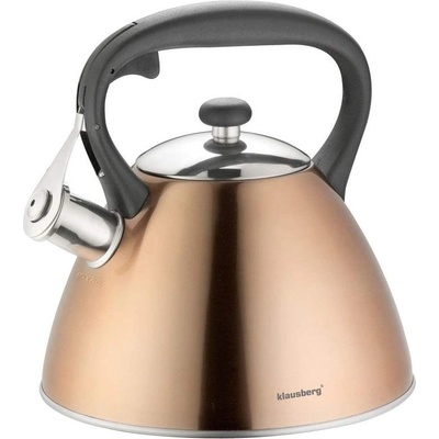 Klausberg Чайник Klausberg KB 7209, 3 литра, Индукция, Свирещ, Бронзов цвят