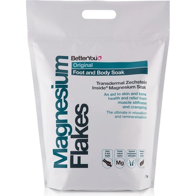 BetterYou Magnesium Flakes vločky do koupele 100 % Čistota 1000 g