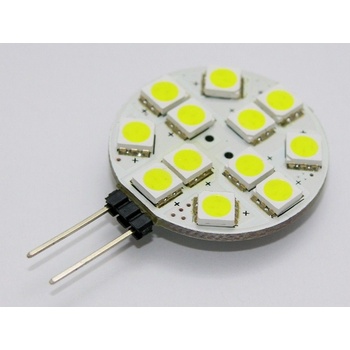 G21 žárovka LED G4-12SMD 12V, 2.1W, 150lm, bílá