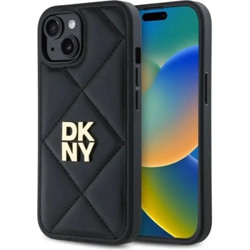 DKNY Калъф DKNY Quilted Stack Logo iPhone 14 - Черен (3666339260910)