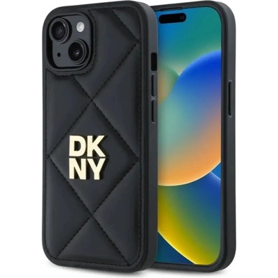 DKNY Калъф DKNY Quilted Stack Logo iPhone 14 - Черен (3666339260910)