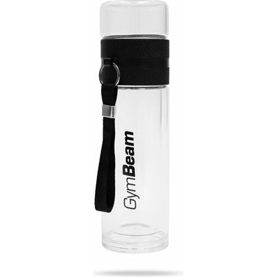 GymBeam Sklenená fľaša Infuser 400 ml