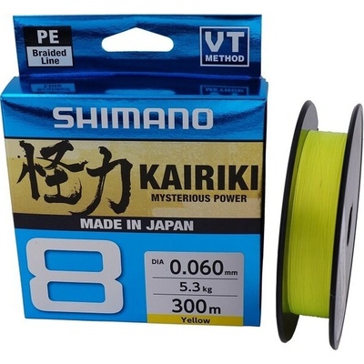 Shimano Šnúra Kairiki 8 150m 0.230mm 22,5kg Yellow