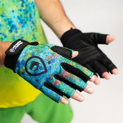 Adventer & fishing Rukavice Saltwater Short Gloves Mahi Mahi – Zboží Dáma