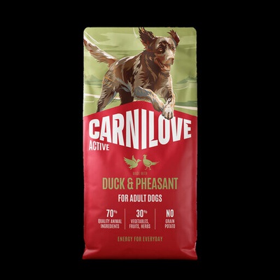 Carnilove Active Adult kachní a bažantí 12 kg