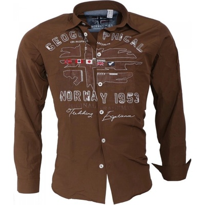 Geographical Norway košile Zolduc Men 100 taupe