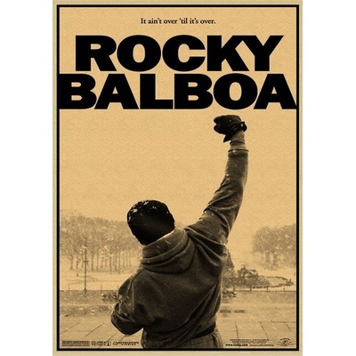 Super plakát Rocky Balboa na vrcholu – Zboží Mobilmania