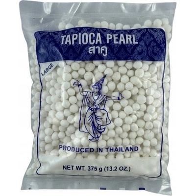 Thai Dancer Bílé tapiokové perly velké 375 g
