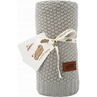 MAYAMOO DĚTSKÁ BAMBUSOVÁ DEKA SVĚTLE ŠEDÁ