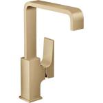 Hansgrohe Metropol - Смесител за умивалник с изпускателен клапан „Push-Open, матиран бронз 32511140 (32511140)