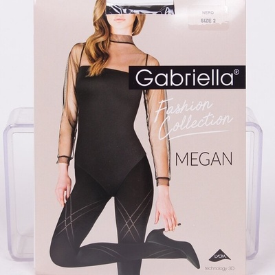 Елегантен дамски чорапогащник в черен цвят с ликра