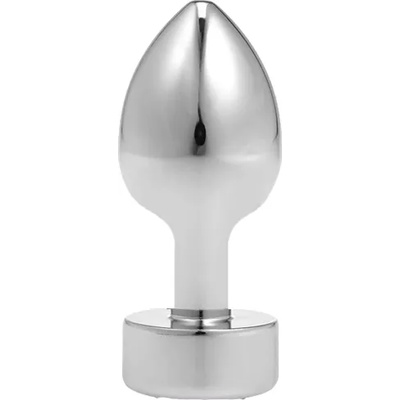 Sensual Алуминиево дилдо Butt Plug "SENSUAL SILVER" 7 см