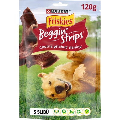Friskies Beggin Strips slanina 6 x 120 g