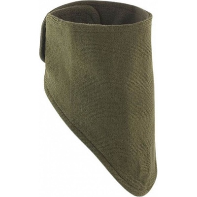 Result Winter Essentials Trojcípá šála na suchý zip z akrylu s mikrofleecovou podšívkou zelená olivová