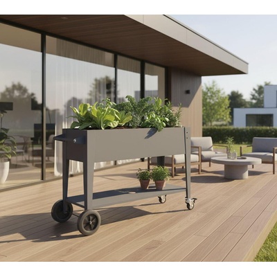 Westmann Mobila Plus vyvýšený záhon 50x107x80 cm WMHPS-25T4M antracitový