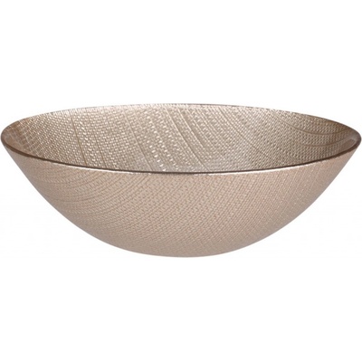 Siaki Collection Skleněná mísa Champagne 15 cm