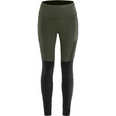 FJÄLLRÄVEN Keb Agile Tights W Deep Forest-Black