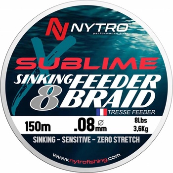 Nytro Sublime X8 Sinking Feeder Braid 150m 0,10mm 5kg