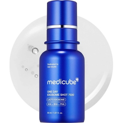 Ампула за лице с екзозоми, AHA+BHA+PHA MediCube One Day Exosome Shot Pore Ampoule 7500 (768524)