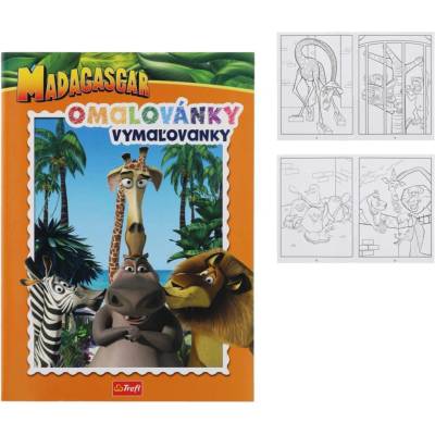 Vymaľovanky Madagaskar Trefl