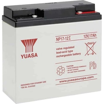 YUASA Акумулаторна батерия Yuasa NP17-12I, 12V, 17Ah, VRLA (BTS31696)