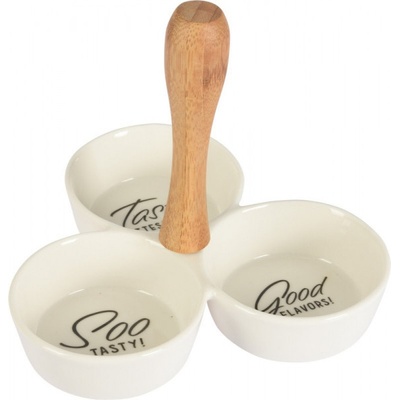 Excellent Servírovací misky s rukojetí porcelán dřevo KO-795880620