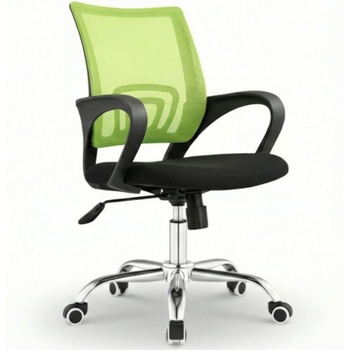 Pepita Ергономичен въртящ се офис стол Pepita - black-lime (20112401)