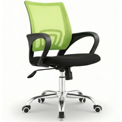 Pepita Ергономичен въртящ се офис стол Pepita - black-lime (20112401)