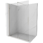 Mexen Velar Плъзгаща се преграда за душ Walk-in 140 x 200 см, прозрачна 8 мм, матов никел - 871-140-000-03-97 (871-140-000-03-97)