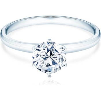 SAVICKI Годежен пръстен savicki: бяло злато, лабораторен диамант