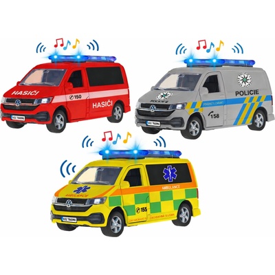 Kids Globe Mikro trading Traffic VW Záchranné složky 13,5 cm česky mluvící