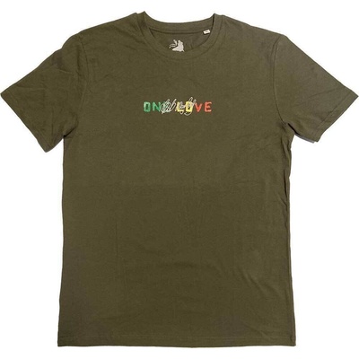 Bob Marley One Love Dreads (Back Print) Green L Риза (BMATS77MGR03)
