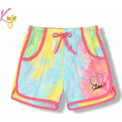 Kugo dámské kraťasy HS9290 multicolor / růžový lem