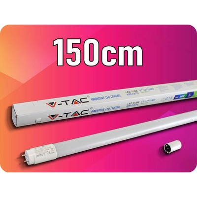 V-TAC LED trubica T8, 22W, 150 CM, G13, NANO PLAST, 2000 LM Teplá biela