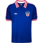 Score Draw Футболна фланелка Score Draw Score Draw Sunderland Away Shirt 1978 - Blue/White