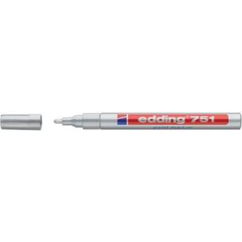 edding Paint маркер Edding 751 Объл връх 1-2 mm Сребрист (703025-27)