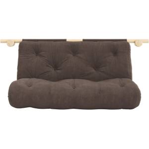 Karup Design Тъмнокафяв разтегателен диван от рипсено кадифе 135 cm Hooked - Karup Design (112410051913500)