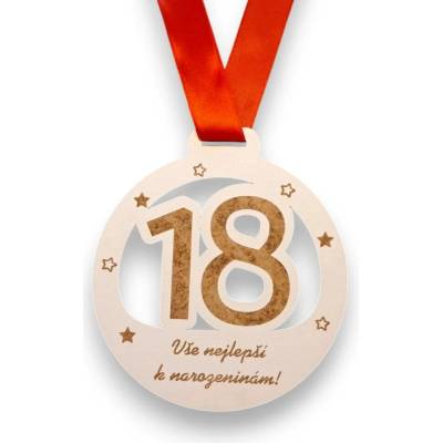 Vypálímti.cz výroba laserem Jubilení medaile XL 18