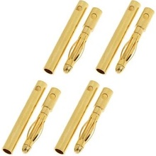 GForce Konektor zlacený 2.0mm 4 páry GF-1000-001