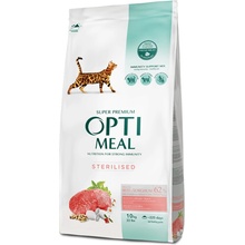 OptiMeal pre kastrované mačky s hovädzim mäsom a ciroku 10 kg