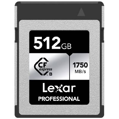 Карта памет Lexar - Professional Silver, 512GB, CFexpress Type B (LCXEXSL512G-RNENG)