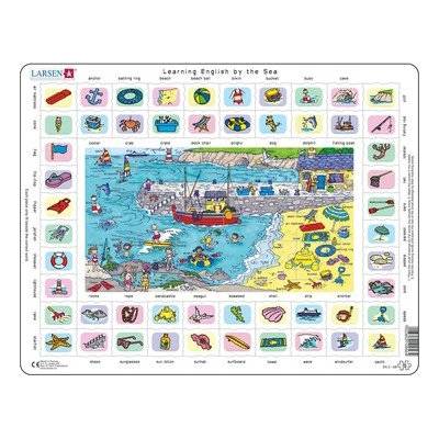 Larsen - Пъзел: Образователен - "Научи английски 3" - 70 части, голям