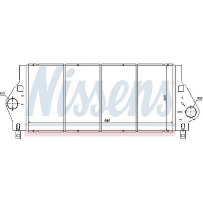 Chladič turba NISSENS 96799