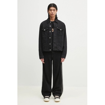 Icecream Дънково яке ICECREAM Running Dog Denim Trucker Jacket в черно преходен модел ICD25101 (ICD25101)