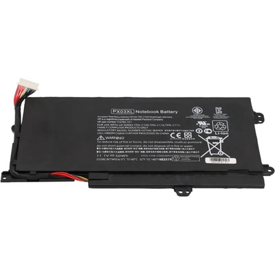 Hosowell PX03XL батерия за лаптоп HP, 6 клетки, 10.8V, 39Wh (HP-BS-0082)