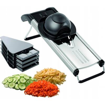 Struhadlo mandolína s nástavci Bartscher 5 nástavců - 400 x 130 x 145 mm - 0,95 kg