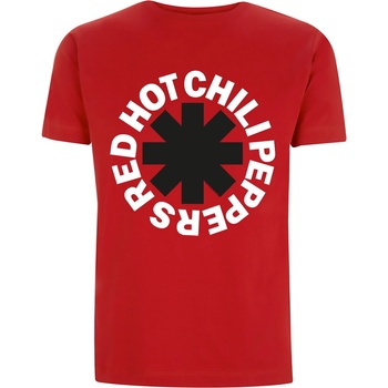 NNM мъжка тениска Red Hot Chili Peppers - Classic B& W Asterisk - Червен - RTRHCTSRCLA