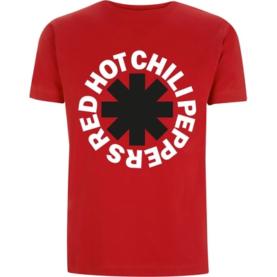 NNM мъжка тениска Red Hot Chili Peppers - Classic B& W Asterisk - Червен - RTRHCTSRCLA